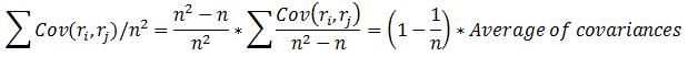 removing n diagonal elements
