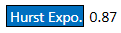 Hurst exponent 9