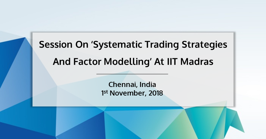 Session IIT Madras QuantInsti