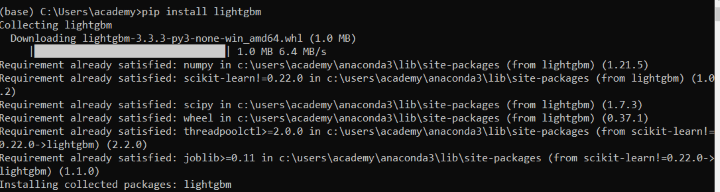 Using Anaconda Prompt