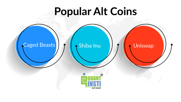 Popular alt coins