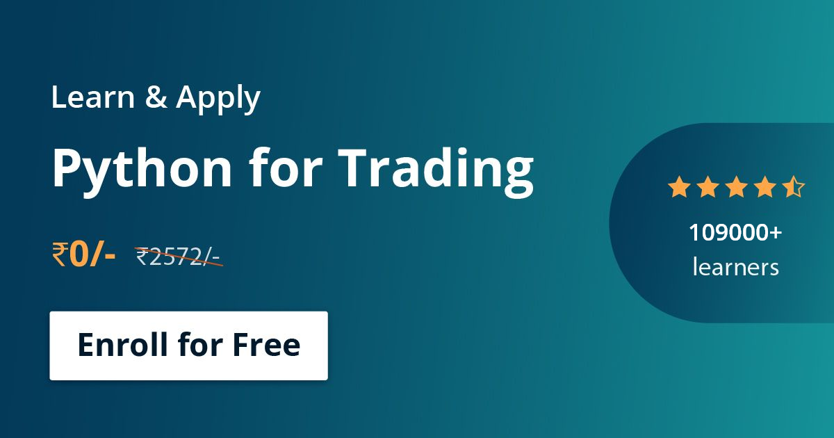Enroll in Python Trading (Free)